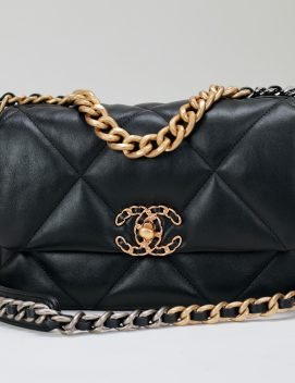Chanel-19 Flag Bag ( Lambskin,26cm)